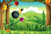 フルーツカッターは、フルーツを切って得点を稼ぐゲーム