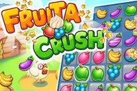 フルーツクラッシュで待っている楽しいマッチ3ゲーム