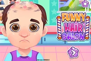 大きな目のキャラクターが床のタイルのある部屋で困った表情をしてるイラスト。