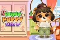 子犬のおしゃれタイム