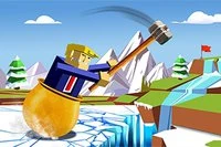 信頼のハンマーで雪山を越え、檻の動物を助けよう！