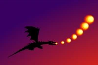 500年間の監禁から解放されたドラゴン、グラウロン