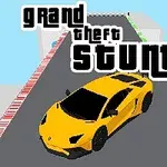黄色いスポーツカーが灰色の道路を走行しているイメージ。