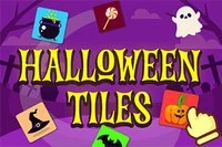ハロウィンテーマのタイル崩しゲーム