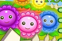 同じ花を3つ以上揃えて消す