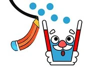 グラスは中身がなくて悲しい