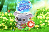 ふわふわコアラのお世話をするかわいい動物メイクゲーム