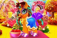 かわいいポニーをきれいにして、メイクアップを完成させよう！