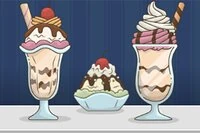 ボタンを押してアイスクリームサンデーを作ろう