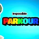 青い背景に、緑の帽子をかぶったキャラクターと「Impossible Parkour」のカラフルな文字。