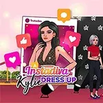 女性たちがレッドカーペットの上でスタイリッシュな服を着てポーズを取っているイラスト。