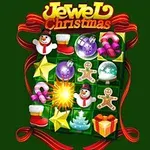緑の背景に、クリスマスの装飾品やクッキー、ギフトボックスが並んだグリッド。