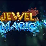カラフルな宝石と「JEWEL MAGIC」の文字がデザインされている画像。