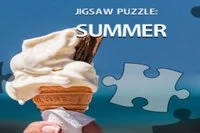 夏を祝う、16ピースのジグソーパズル