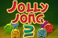 積み重ねた麻雀タイルの楽しいゲーム