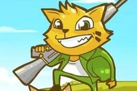 猫の王国を侵略する犬から守れ！