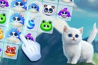 かわいい子猫のパズルでリラックス