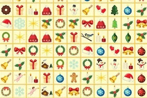 たくさんのクリスマス関連のアイコンがグリッド状に並んでいる。