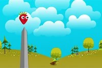 小さなイチゴが障害を避けて森の奥へ進む手助けをしよう