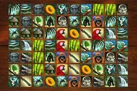 ジャングルで同じ動物のペアを見つけてつなげよう！