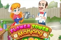 タワー麻雀ゲームで花タイルをすべて取り除こう