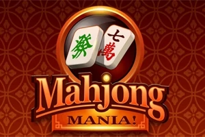 赤い背景に麻雀牌が2つ描かれ、その下に「Mahjong MANIA!