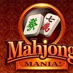赤い背景に麻雀牌が2つ描かれ、その下に「Mahjong MANIA!