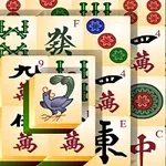 様々な模様と漢字が描かれた麻雀牌が複数重なっている。