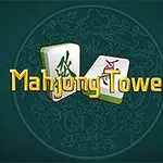 緑の背景に2枚の麻雀牌と「Mahjong Tower」の文字。