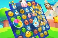 タイルを入れ替えて、かわいい動物をマッチさせてポップしよう！