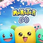カラフルで表情豊かなキャラクターたちが桜の花を背景に並んでいる明るいイラスト。