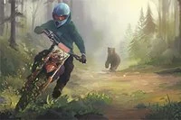 トライアルスキルを最大に試すチルティバイクゲーム