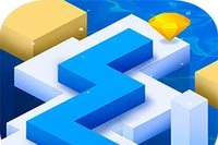 この無料オンライン反射ゲームで道をジグザグに進もう！