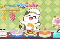 賢い赤ちゃんとケーキ作り