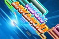 ネオンスタイルの楽しいアルカノイドゲーム