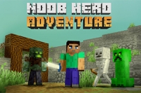 Noob Heroは、骸骨やゾンビなどの悪のモブと戦う