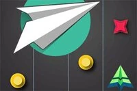 紙飛行機フライトは中毒性のあるアーケードゲーム