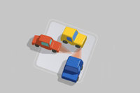 全ての車を出口に移動させる