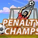サッカーゴール前でボールをつかもうとする赤いユニフォームのゴールキーパーのイラスト。