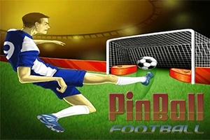 サッカープレイヤーが試合でボールをゴールに蹴り込んでいるイラスト。