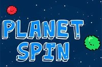 惑星を回転させ、同じ色の小惑星を合わせる