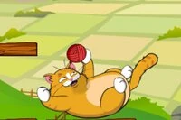 かわいい子猫が赤い毛糸を取り戻す手助けをしよう
