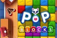 隣接する同じ色のブロックを消そう