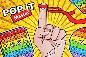 カラフルなポップイットと赤いヘッドバンドをした指が描かれたイラスト。