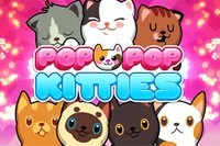 子猫が登場するキュートなバブルシューターゲーム！