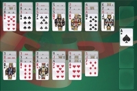 エースからキングまでカードを基礎に移動