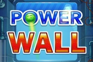 青い背景に大きく「POWER WALL」と書かれた画像。