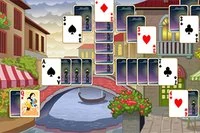 バレンタインのためのピラミッドソリティアゲーム