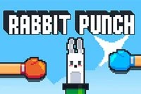 ウサギをパンチするおかしなゲーム！