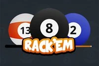 RackEmは楽しい2人用オンライン8ボールプールゲーム